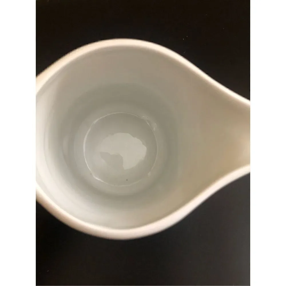 France 2 Ceramic Cream Pitcher with Flowers on Both Sides 5”